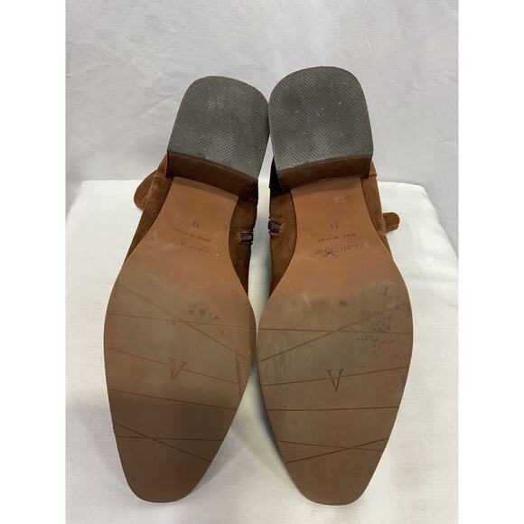 Aquatalia 'Janella' Brown Leather Weatherproof Bootie Size 9 - Picture 5 of 5